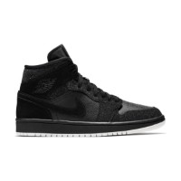 Bocanci pentru dame Nike Air Jordan 1 Mid Black/White/Phantom, s.36 imaginea #3 — magazin online Desire.md