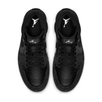 Bocanci pentru dame Nike Air Jordan 1 Mid Black/White/Phantom, s.39 imaginea #4 — magazin online Desire.md
