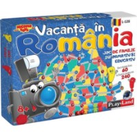 Joc educativ de masa PlayLand Vacanta in Rominia L-128RO