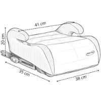 Scaun auto înălțător pentru copii Summer Baby Ibiza I-Size (4996) Black imaginea #8 — magazin online Desire.md