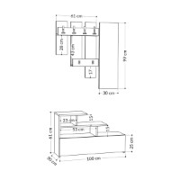 Antreu Hanah Home Vesty Oak imaginea #4 — magazin online Desire.md