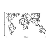 Panou decorativ Wallity World Map2 imaginea #3 — magazin online Desire.md