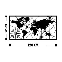 Panou decorativ Wallity World Map Large 2 imaginea #3 — magazin online Desire.md
