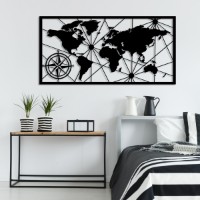 Panou decorativ Wallity World Map Large 2 imaginea #4 — magazin online Desire.md