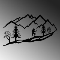 Panou decorativ Wallity Mountain Climbing imaginea #5 — magazin online Desire.md