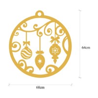 Panou decorativ Wallity Xmasgold 028 imaginea #6 — magazin online Desire.md