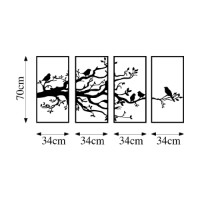 Panou decorativ Wallity Tree Branch And Birds 269 imaginea #6 — magazin online Desire.md