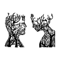 Panou decorativ Wallity Tree Man And Woman 325 imaginea #4 — magazin online Desire.md