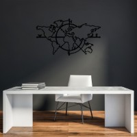 Panou decorativ Wallity World Map 8