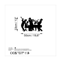 Panou decorativ Wallity Musicians M imaginea #6 — magazin online Desire.md
