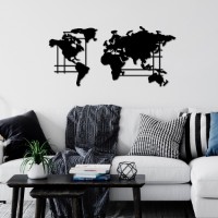 Panou decorativ Wallity World Map M imaginea #2 — magazin online Desire.md