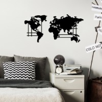 Panou decorativ Wallity World Map M imaginea #3 — magazin online Desire.md