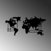 Panou decorativ Wallity World Map M imaginea #4 — magazin online Desire.md