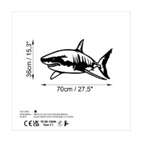 Panou decorativ Wallity Shark L imaginea #6 — magazin online Desire.md