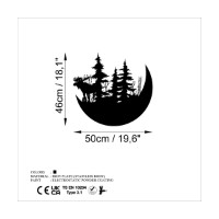 Panou decorativ Wallity The Wild Nature 2 M imaginea #6 — magazin online Desire.md