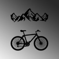 Panou decorativ Wallity Mountain And Bicycle M imaginea #4 — magazin online Desire.md