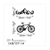 Panou decorativ Wallity Mountain And Bicycle M imaginea #6 — magazin online Desire.md