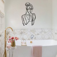 Panou decorativ Wallity Woman Silhouette APT594LS