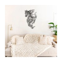 Panou decorativ Wallity Metal Horse Line Art APT724 v2