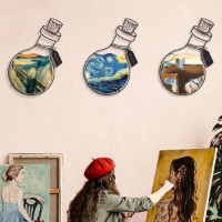 Panou decorativ Wallity Art Potion Set of 3 Metal Wall Art APT710