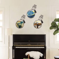 Panou decorativ Wallity Art Potion Set of 3 Metal Wall Art APT710 imaginea #3 — magazin online Desire.md