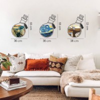 Panou decorativ Wallity Art Potion Set of 3 Metal Wall Art APT710 imaginea #4 — magazin online Desire.md