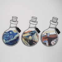 Panou decorativ Wallity Art Potion Set of 3 Metal Wall Art APT710 imaginea #5 — magazin online Desire.md