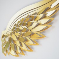 Panou decorativ Wallity Angel Wings Metal Wall Art Set APT705 imaginea #4 — magazin online Desire.md