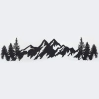 Panou decorativ Wallity Mountains Metal Wall Art APT630 imaginea #3 — magazin online Desire.md