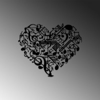 Декоративное панно Wallity Musical Heart фото №4 — интернет-магазин Desire.md