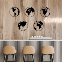 Panou decorativ Wallity World Map 2 imaginea #3 — magazin online Desire.md