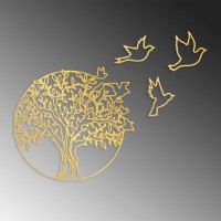 Panou decorativ Wallity Tree And Birds 4 imaginea #4 — magazin online Desire.md