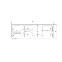 Dulăpior Hanah Home Ferlis Anthracite imaginea #9 — magazin online Desire.md