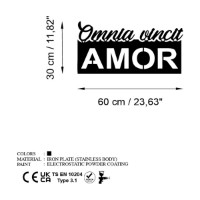 Panou decorativ Wallity Omnia Vincit Amor 1 imaginea #6 — magazin online Desire.md