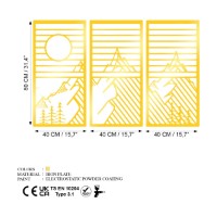 Panou decorativ Wallity Scenic Trio G imaginea #6 — magazin online Desire.md
