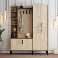 Прихожая Hanah Home Viyana Da Walnut Travertine