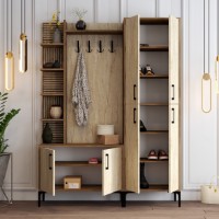 Прихожая Hanah Home Viyana Da Walnut Travertine фото №2 — интернет-магазин Desire.md