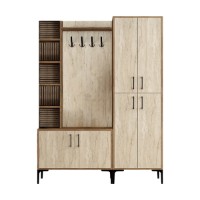 Прихожая Hanah Home Viyana Da Walnut Travertine фото №7 — интернет-магазин Desire.md
