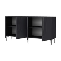 Dulăpior Hanah Home Meyra 150 Anthracite Silver imaginea #5 — magazin online Desire.md