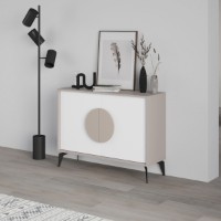 Dulăpior Hanah Home Gora 110 Light Mocha White imaginea #2 — magazin online Desire.md