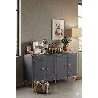 Dulăpior Hanah Home Lessi 150 Anthracite Gold imaginea #4 — magazin online Desire.md