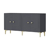 Dulăpior Hanah Home Lessi 150 Anthracite Gold imaginea #5 — magazin online Desire.md