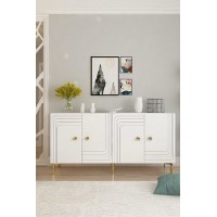 Dulăpior Hanah Home Lessi 150 White Gold
