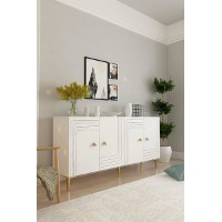 Dulăpior Hanah Home Lessi 150 White Gold imaginea #2 — magazin online Desire.md