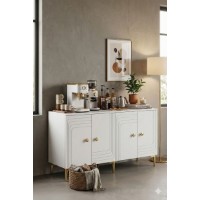 Dulăpior Hanah Home Lessi 150 White Gold imaginea #4 — magazin online Desire.md