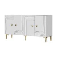 Dulăpior Hanah Home Lessi 150 White Gold imaginea #5 — magazin online Desire.md
