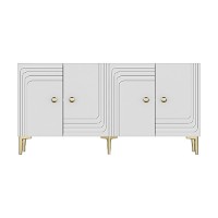 Dulăpior Hanah Home Lessi 150 White Gold imaginea #6 — magazin online Desire.md