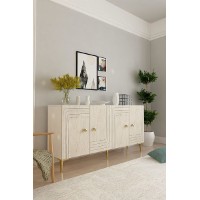 Dulăpior Hanah Home Lessi 150 White Travertine Gold imaginea #2 — magazin online Desire.md