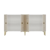 Dulăpior Hanah Home Lessi 150 White Travertine Gold imaginea #7 — magazin online Desire.md
