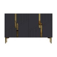 Dulăpior Hanah Home Evva 120 Anthracite Gold imaginea #5 — magazin online Desire.md